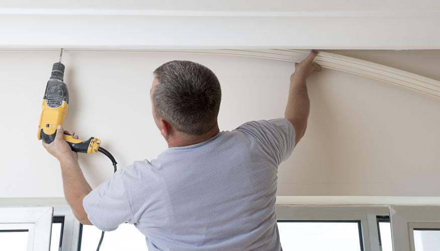 Montare Perdele pe Sina