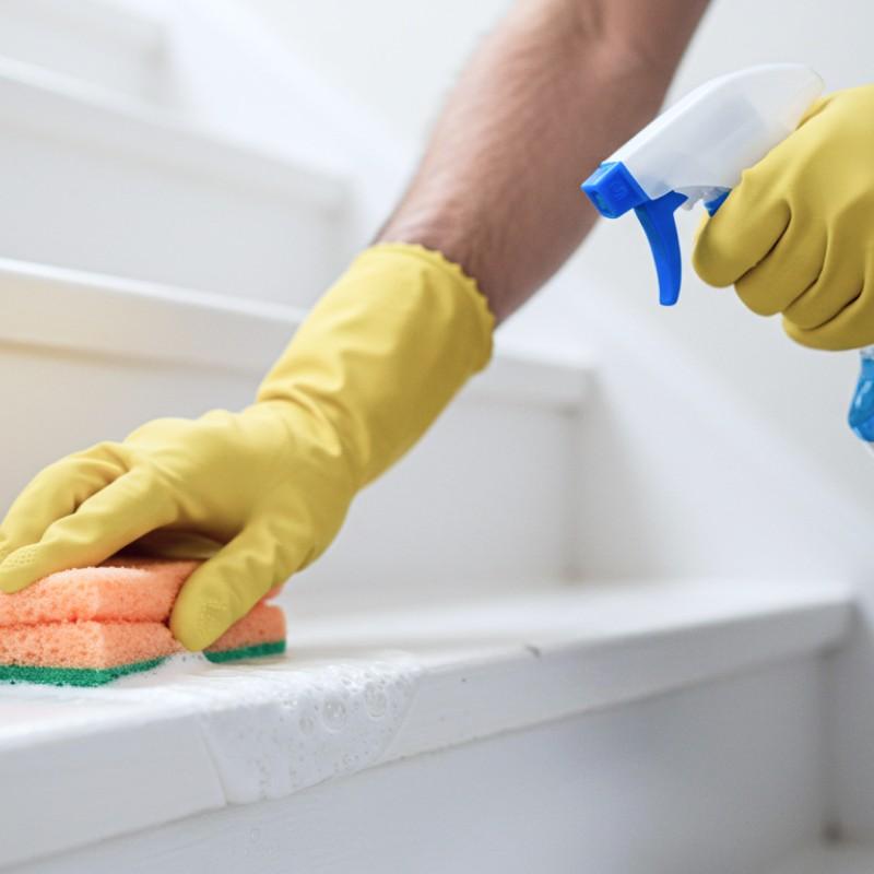 تنظيف السلالم