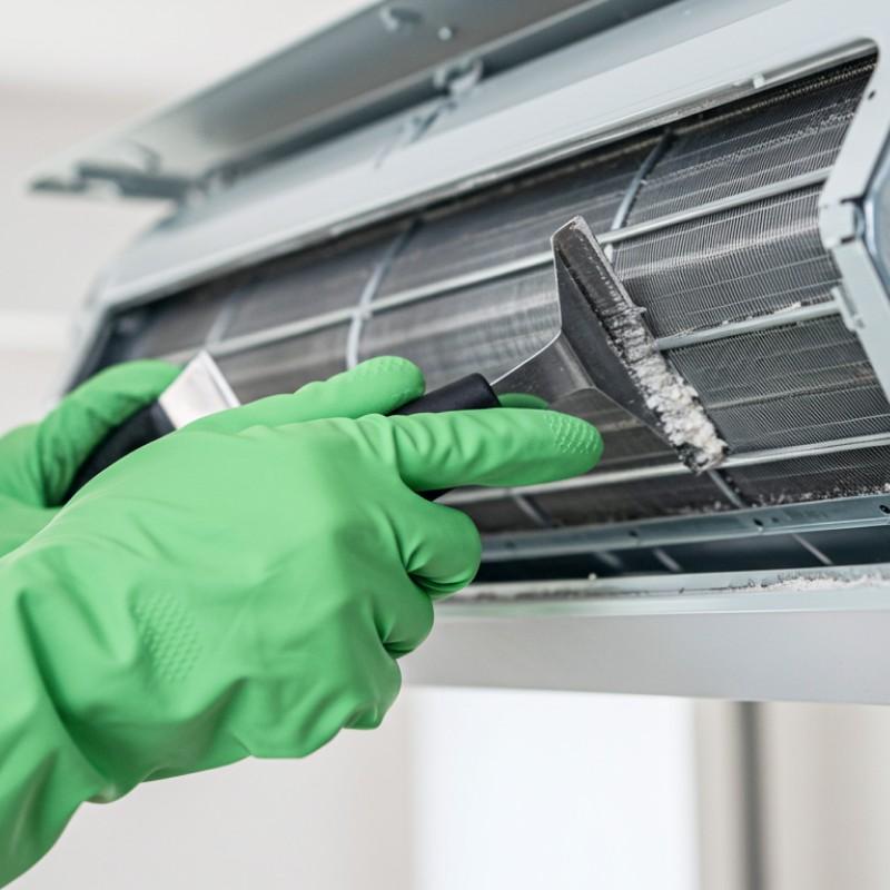 تنظيف مكيفات الدكت