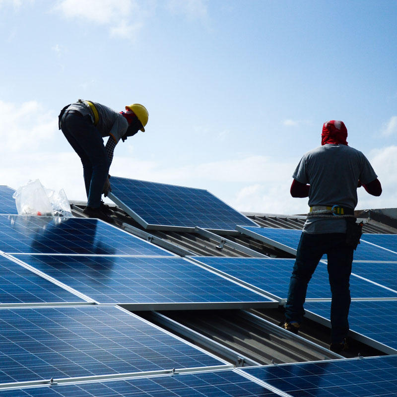 Solaranlage Montage