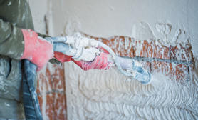 Cel mai cerut serviciu in fiecare săptămână Tencuiala Mecanizata. Este în partea de sus a listei.