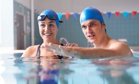 Wöchentlicher Trend-DiensteSchwimmlehrer.